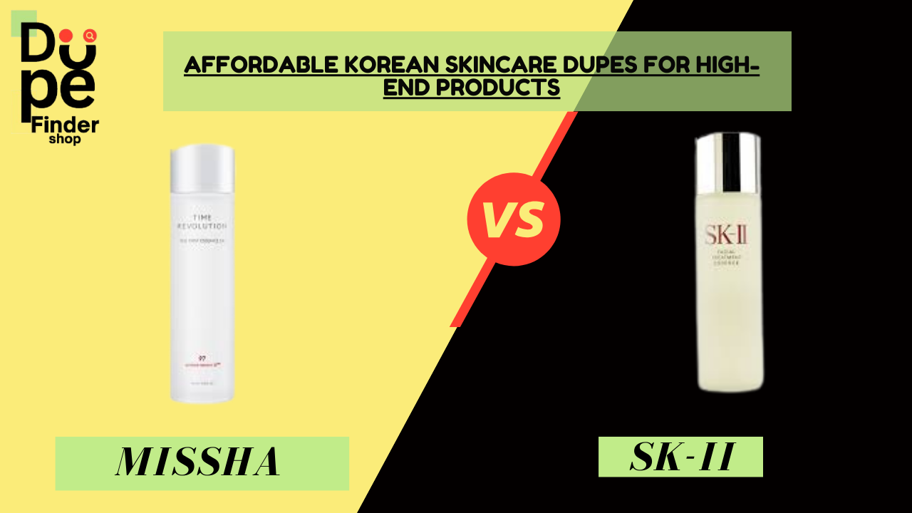 Affordable Korean Skincare Dupes for High-End Products