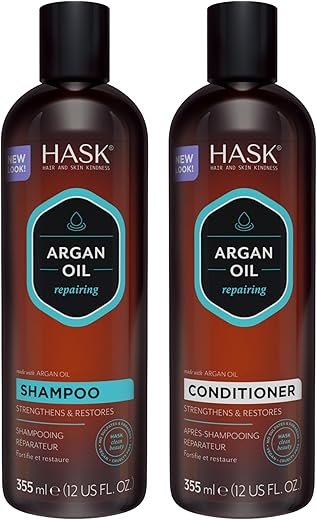 HASK Argan Oil Repairing Deep Shampoo  & Conditioner Don’t Despair, Repair! Mask Dupe