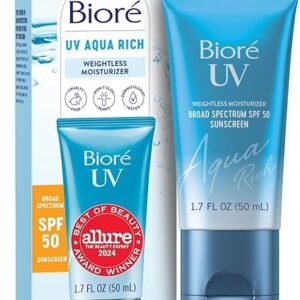 Biore UV Aqua Rich Watery Essence vs. withfika Aqua Perfect Sun Gel