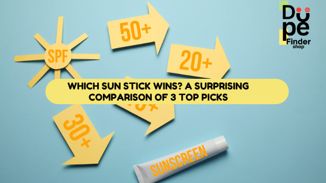 Which Sun Stick Wins? A Surprising Comparison of 3 Top Picks